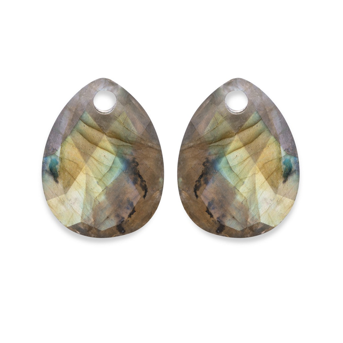 Sparkling Jewels Oorstenen Afterglow Labradoriet EAGEM18