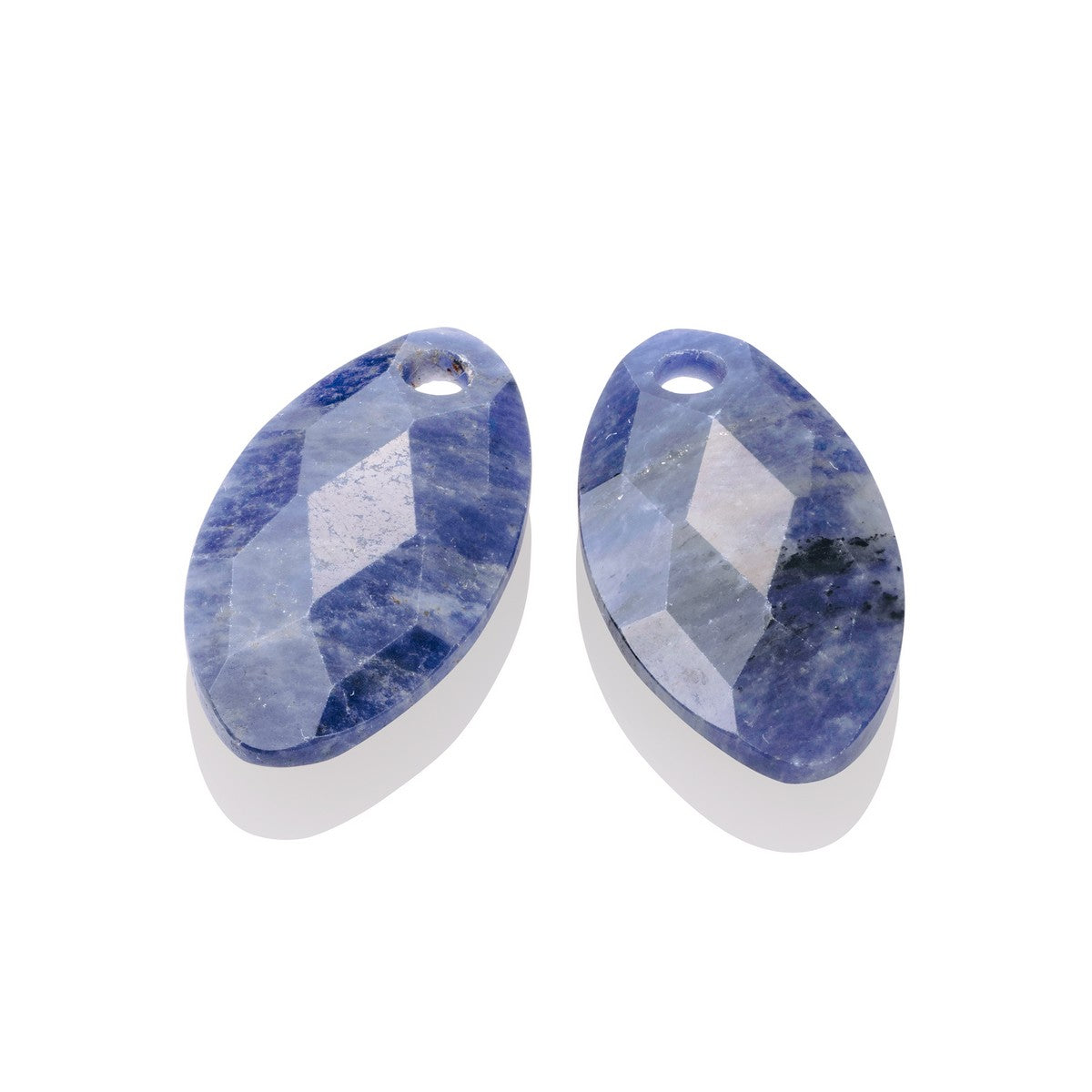 Sparkling Jewels Oorstenen Leaf Sodaliet EAGEM20-FCLF-S