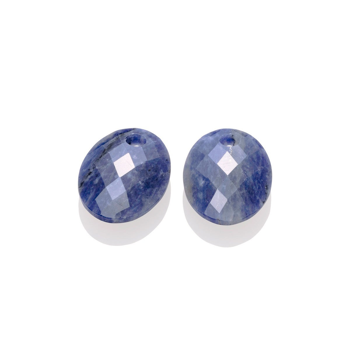 Sparkling Jewels Oorstenen Medium Oval Sodaliet EAGEM20-MO