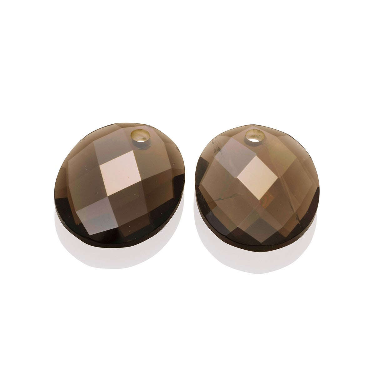 Sparkling Jewels Oorstenen Large Oval Smoky EAGEM23-RO