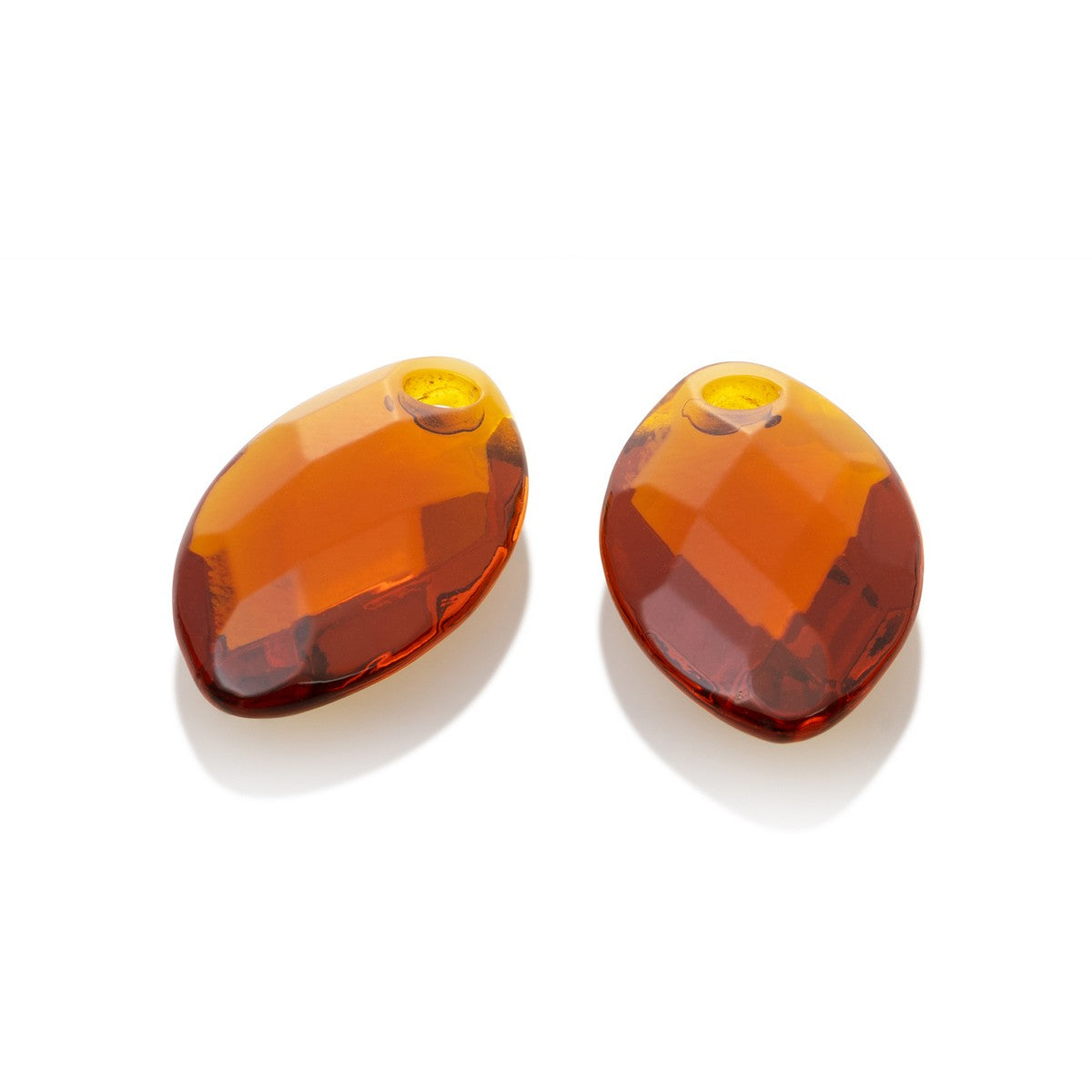 Sparkling Jewels Oorstenen Leaf Citrien Kwarts EAGEM38-FCLF-S