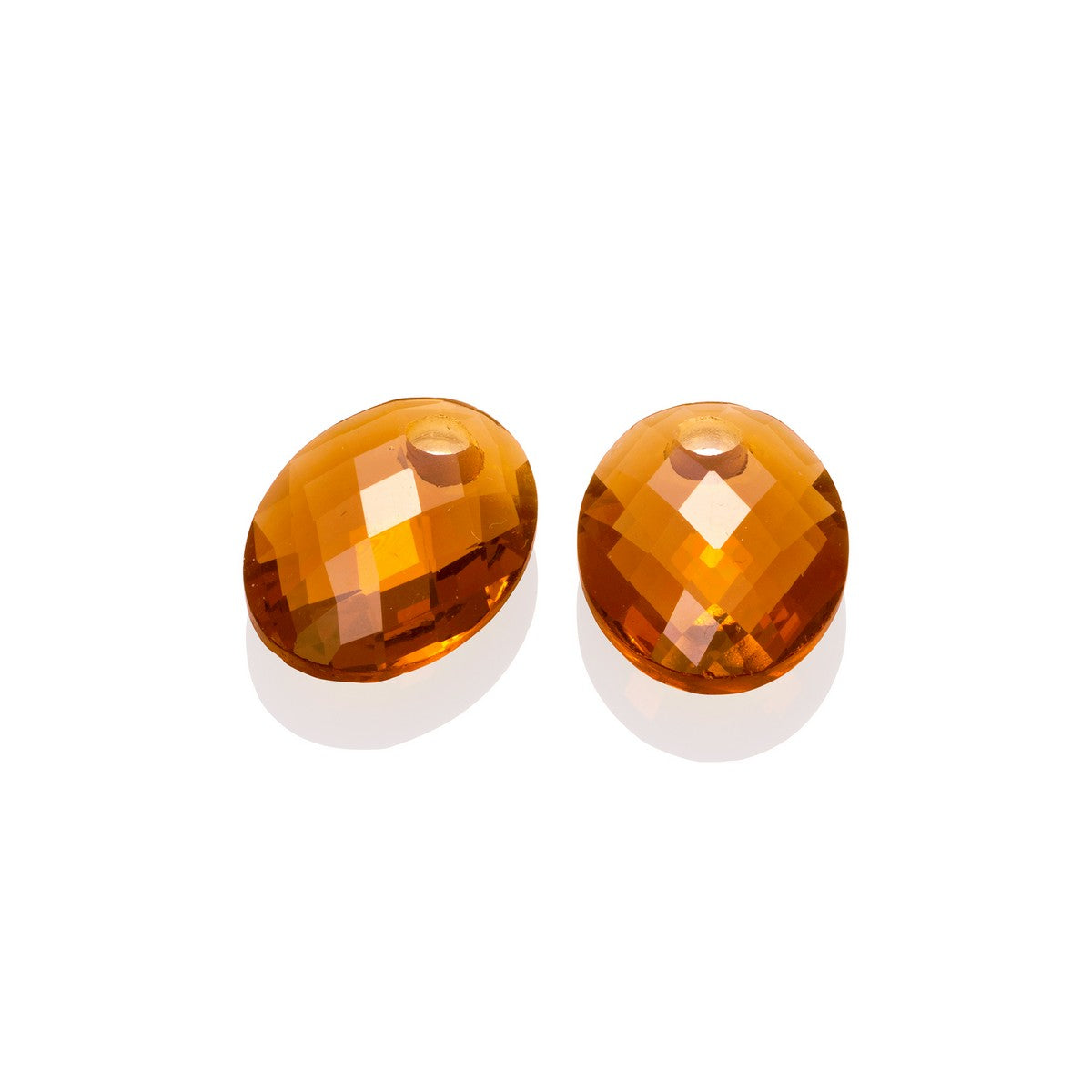 Sparkling Jewels Oorstenen Medium Oval Citrien Kwarts EAGEM38-MO