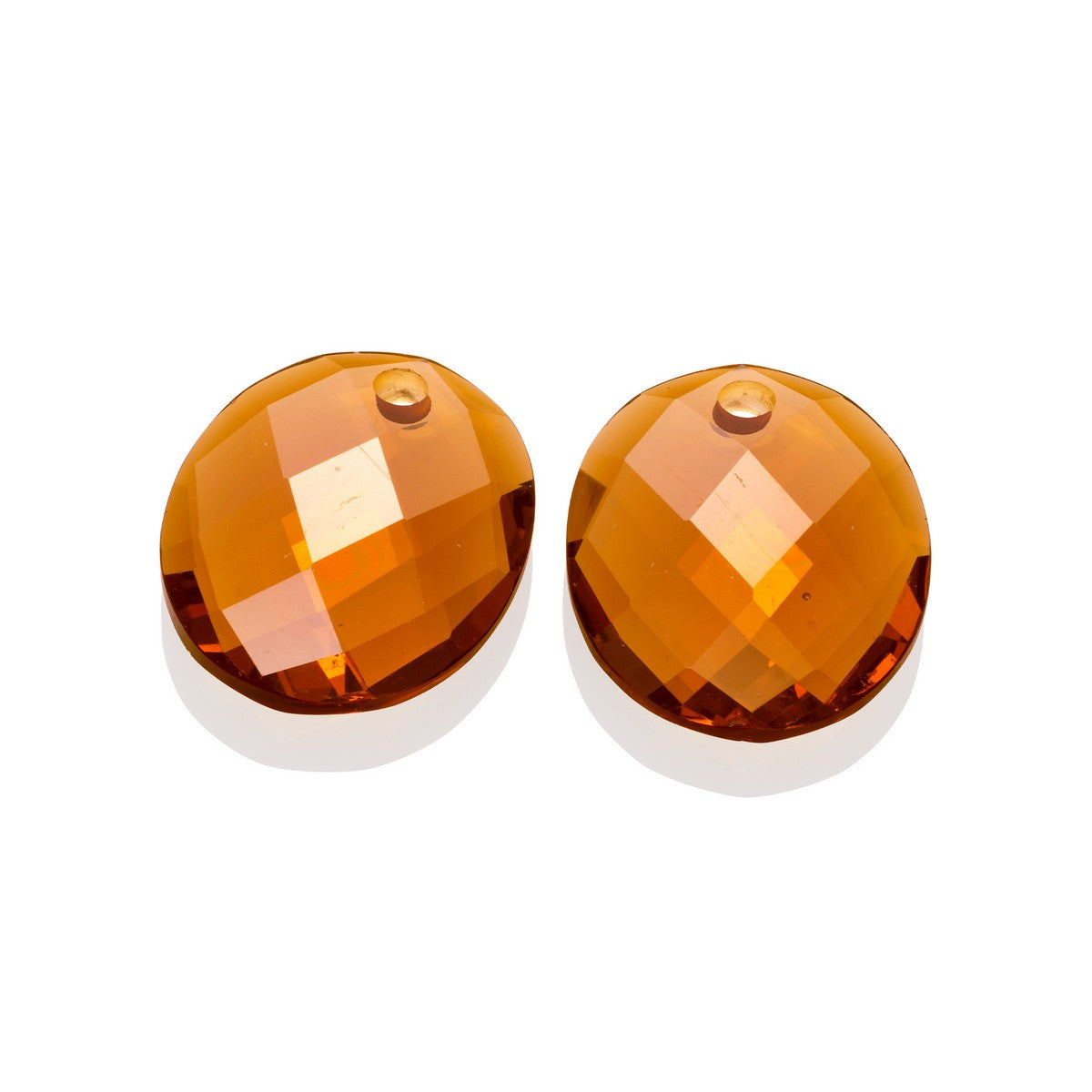 Sparkling Jewels Oorstenen Medium Oval Citrien Kwarts EAGEM38-MO