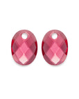 Sparkling Jewels Oorstenen Medium Oval Fuchsia Quartz EAGEM51-MO - PansiteNederland.nl