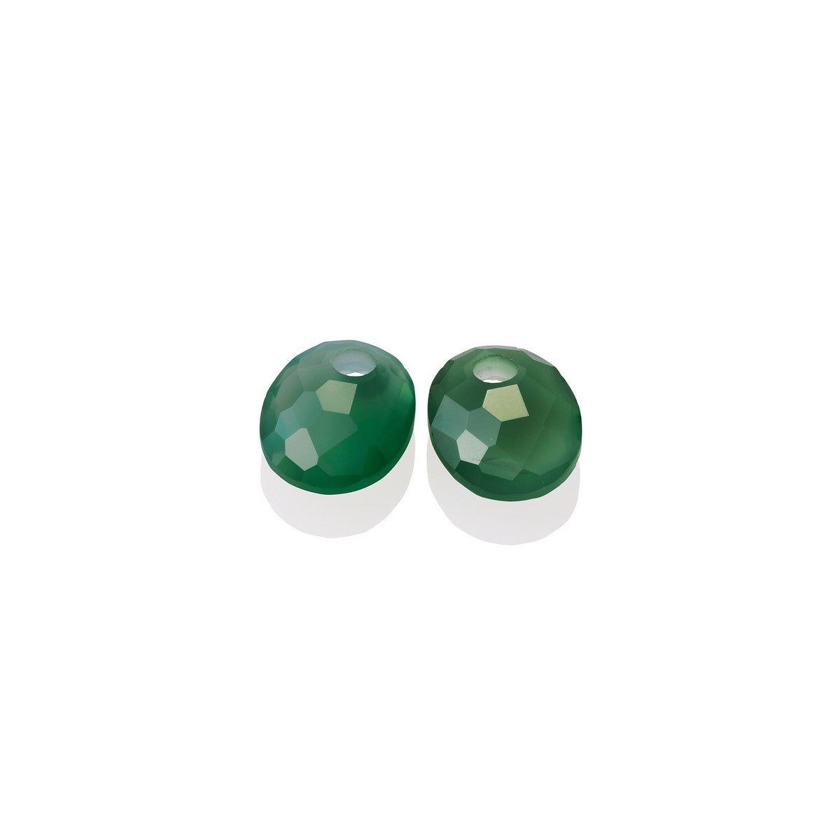Sparkling Jewels Oorstenen Small Oval Groene Amazoniet EAGEM53-SO