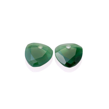 Sparkling Jewels - Oorstenen: Trillion Cut - Green Onyx - EAGEM53-TRI, exclusief en kwalitatief hoogwaardig. Ontdek nu!