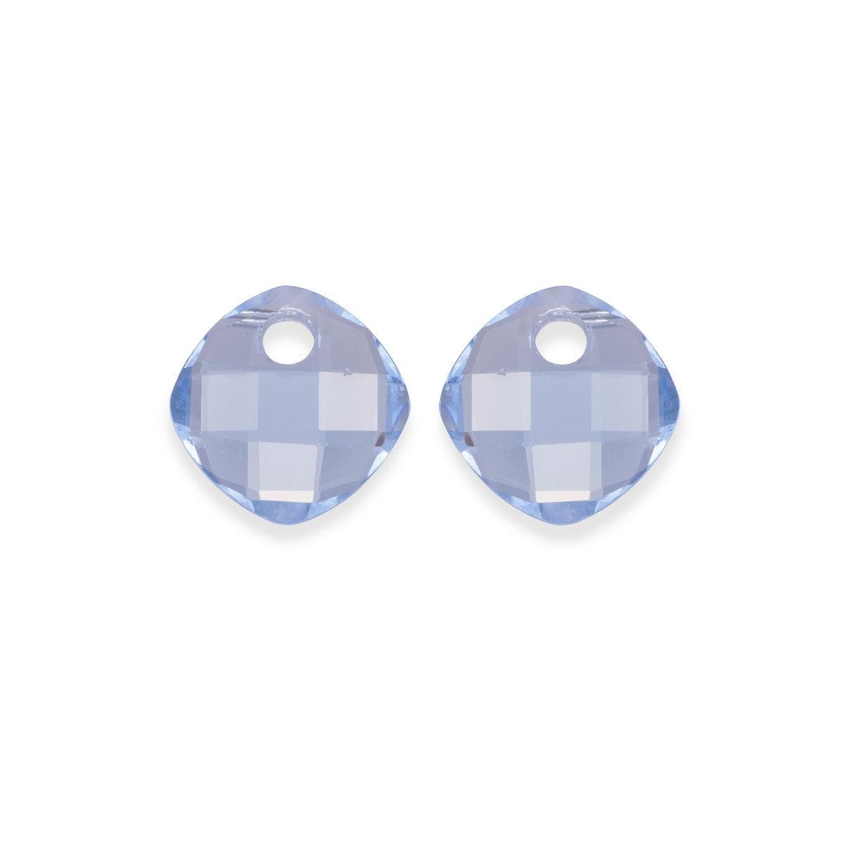 Sparkling Jewels Oorstenen | Cushion Cut - Aquamarine EAGEM56-CC
