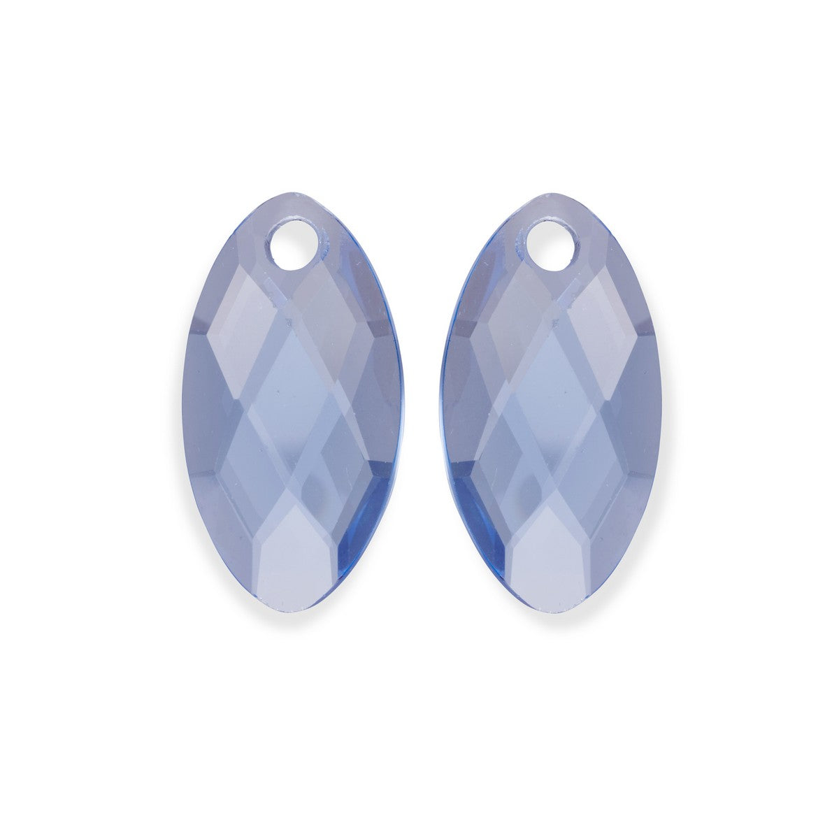 Sparkling Jewels Oorstenen Leaf Aquamarijn EAGEM56-FCLF-S