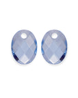 Sparkling Jewels Oorstenen | Medium Oval - Aquamarine EAGEM56-MO