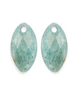 Sparkling Jewels Oorstenen | Leaf - Rich Green Amazonite EAGEM57-FCLF-S - PansiteNederland.nl