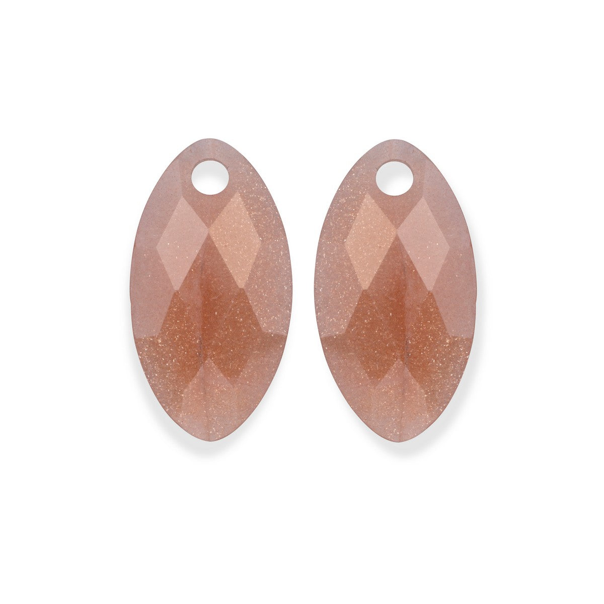 Sparkling Jewels Oorstenen Leaf Zonnesteen EAGEM58-FCLF-S