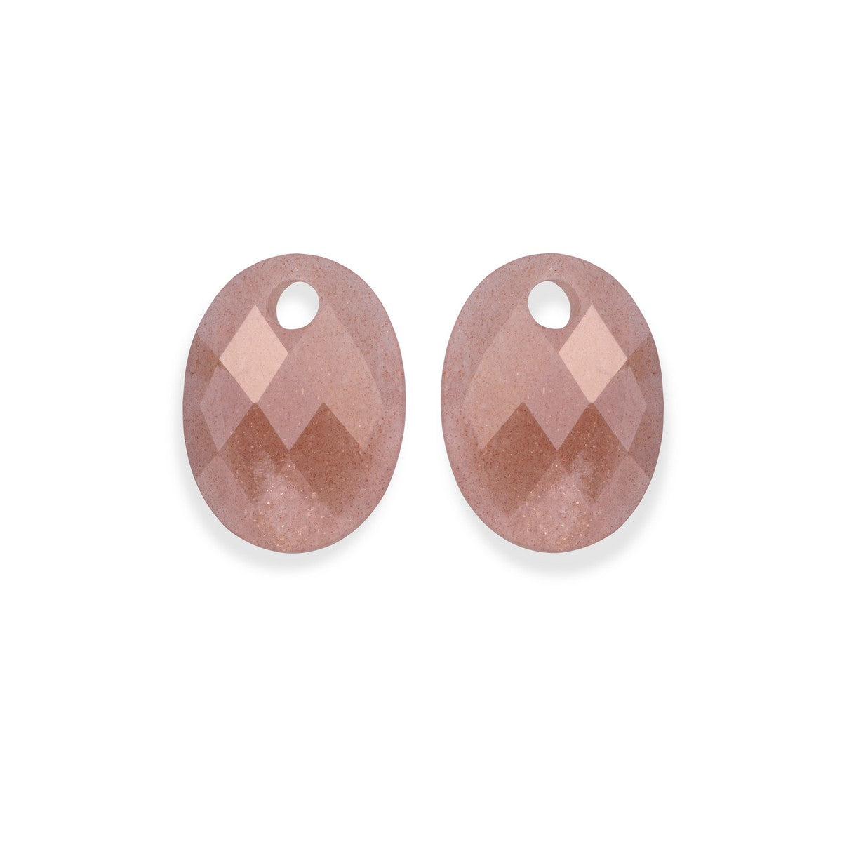 Sparkling Jewels Oorstenen | Medium Oval - Sunstone EAGEM58-MO