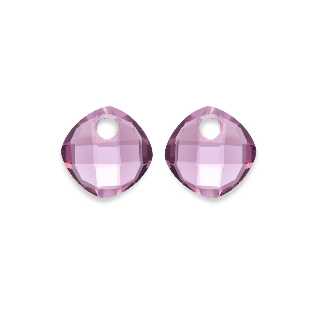 Sparkling Jewels Oorstenen Aubergine EAGEM59-CC