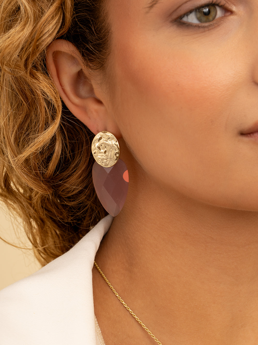 Sparkling Jewels Oorstenen Blossom - Pink Opaliet EAGEM66-BS