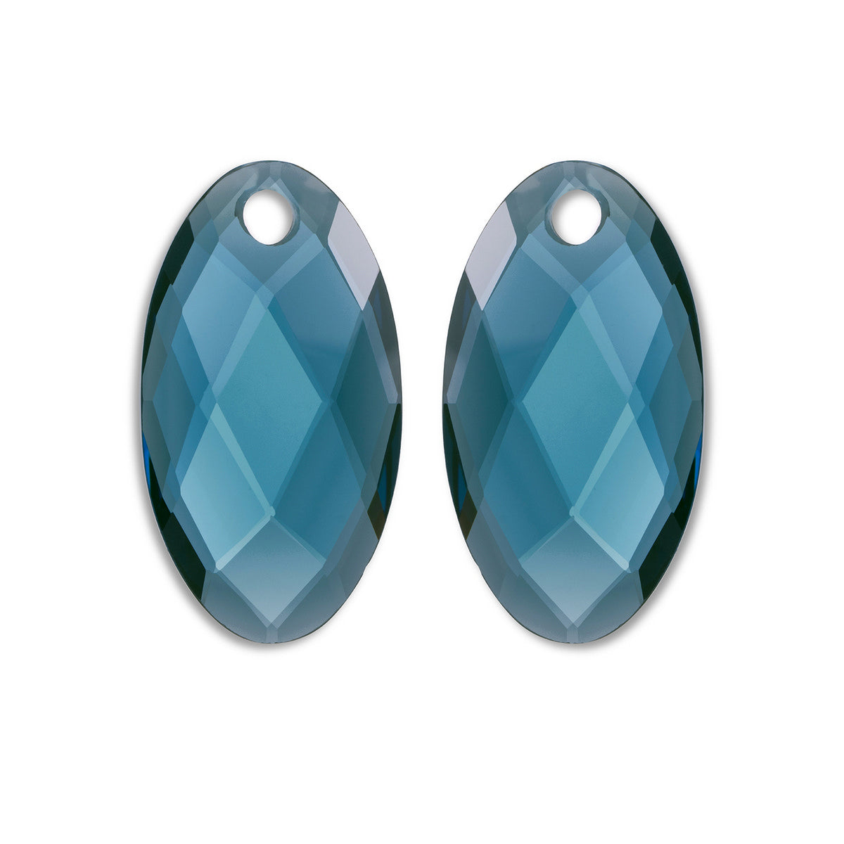 Sparkling Jewels Oorstenen Large Leaf - Ocean Kwarts EAGEM67-FCLF-L
