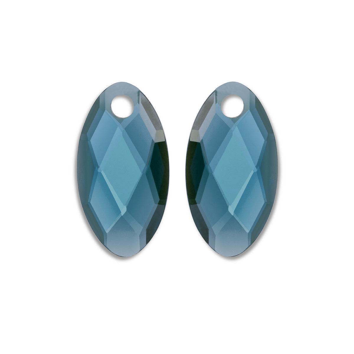 Sparkling Jewels Oorstenen Leaf - Ocean Kwarts EAGEM67-FCLF-S