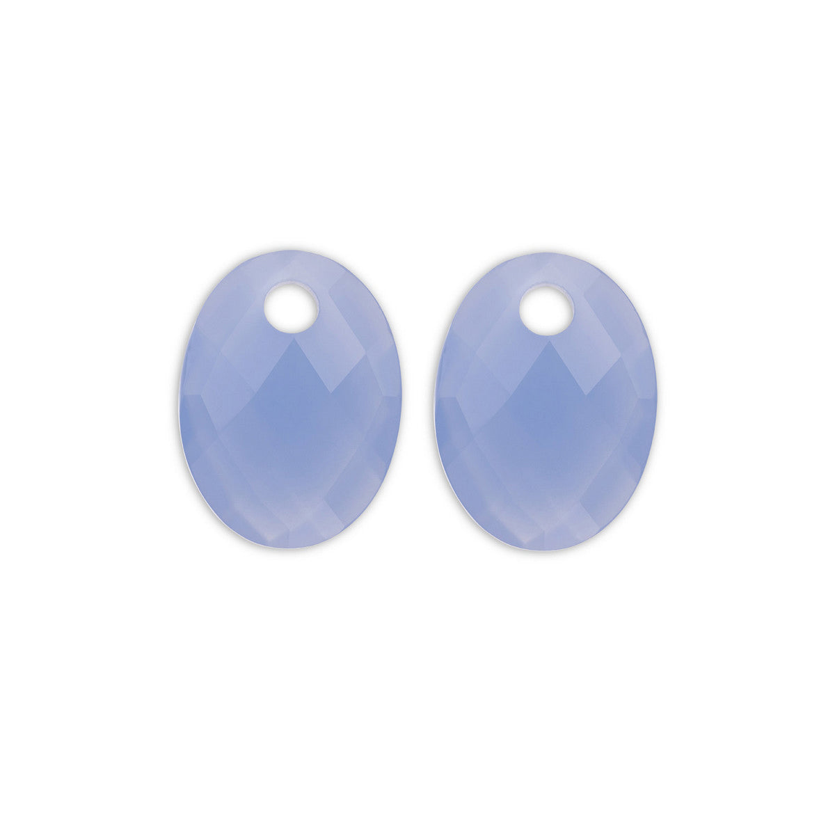 Sparkling Jewels Oorstenen Medium Oval - Milky Blue Jade EAGEM68-MO