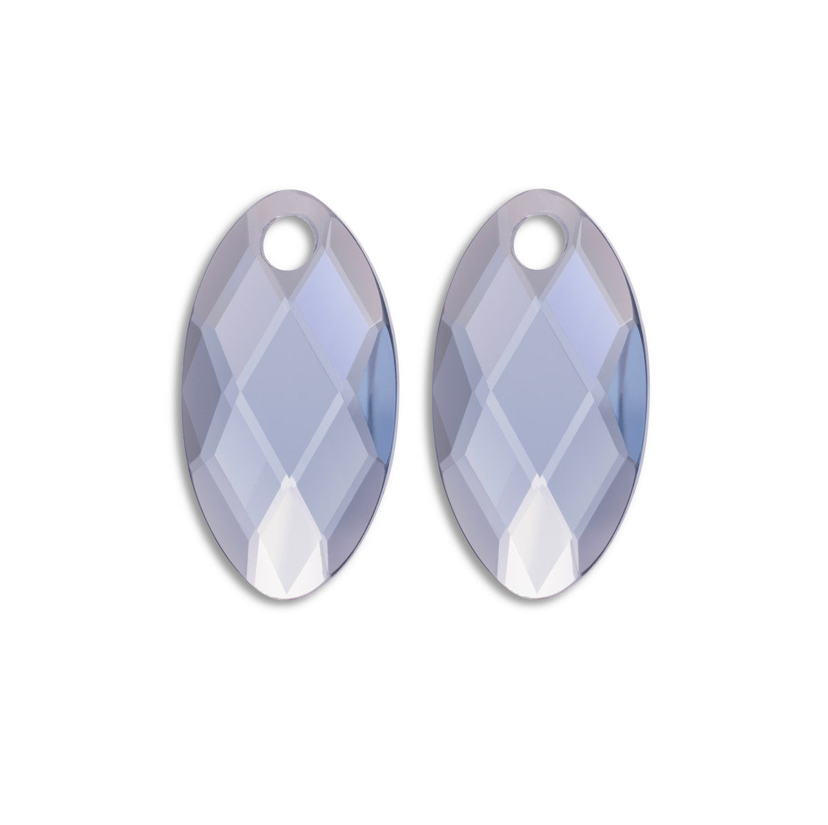 Sparkling Jewels Oorstenen Leaf Ice Blue Kwarts EAGEM72-FCLF-S