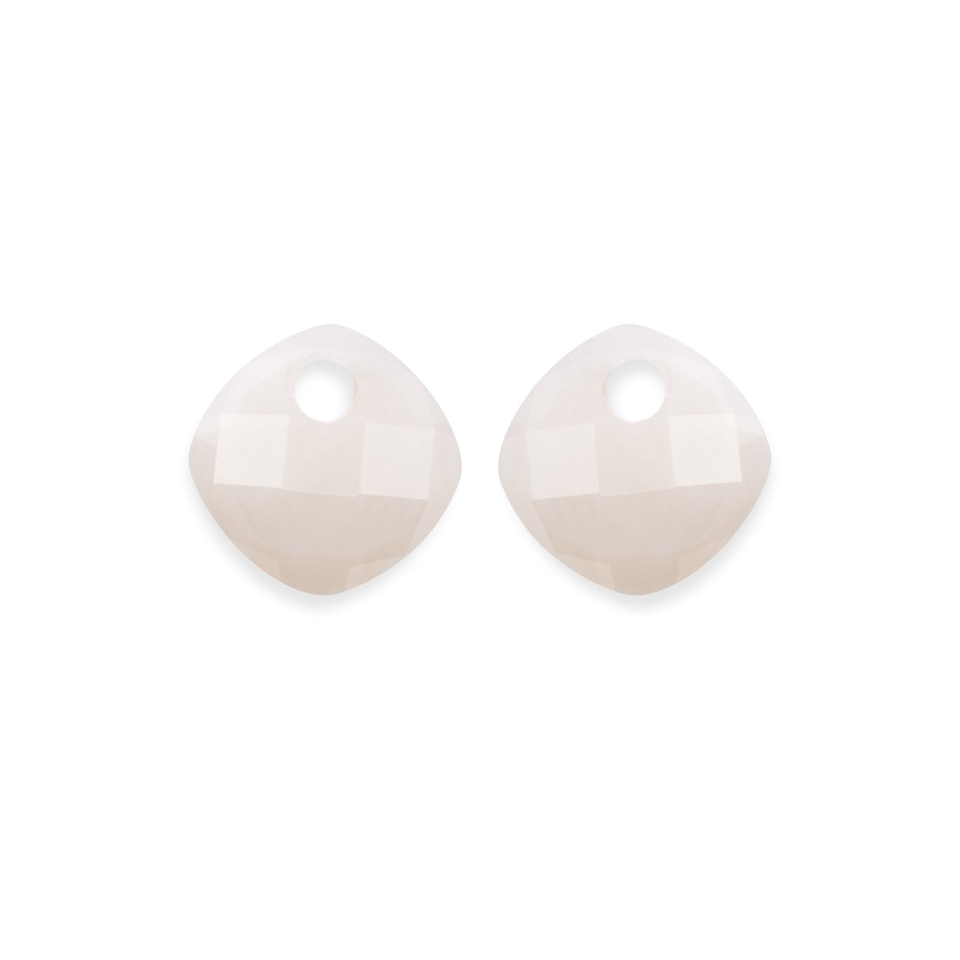 Sparkling Jewels Oorstenen Parel EAPEARL-CC Zilverkleurig