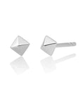 Sparkling Jewels Oorringen Pyramid Edge Studs - Silver EAS42 - PansiteNederland.nl