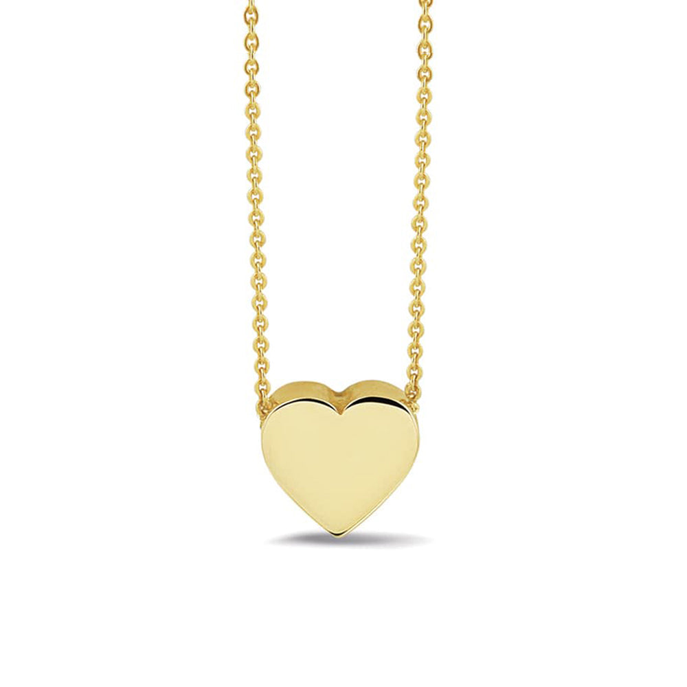 See You Mini hart ashanger in goud met collier – 701 – afbeelding 1