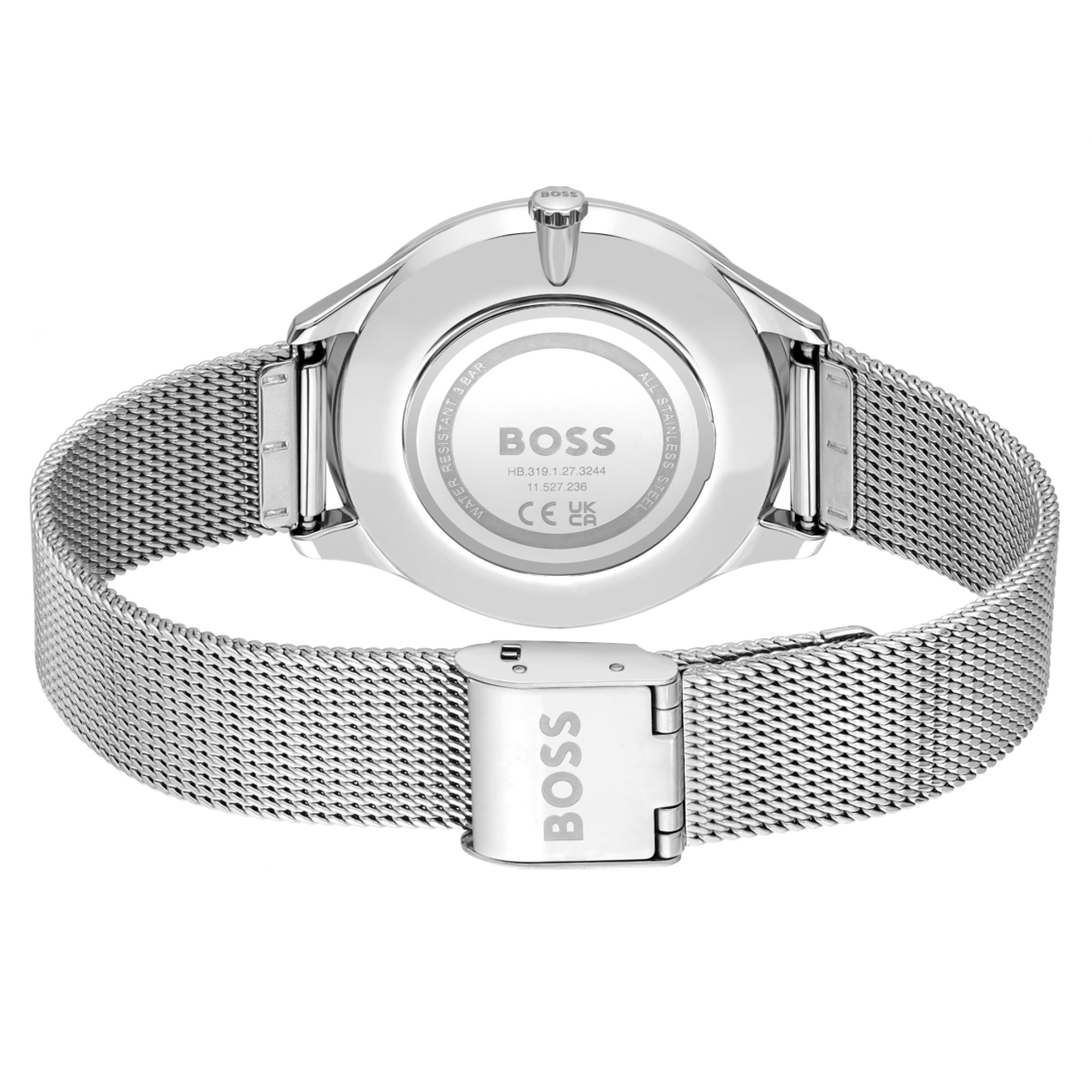 Hugo Boss Dames Horloge HB1502636 36 mm Zilverkleurig
