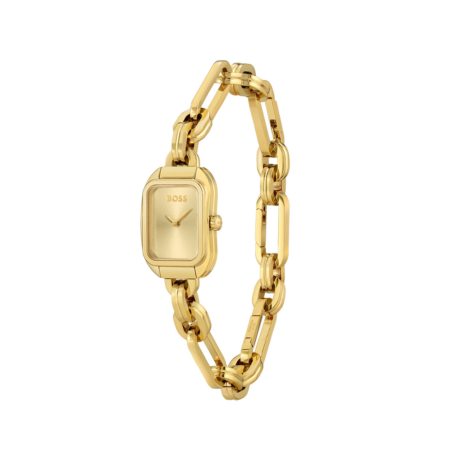 Hugo Boss Dames Horloge HB1502655 19 mm Goudkleurig