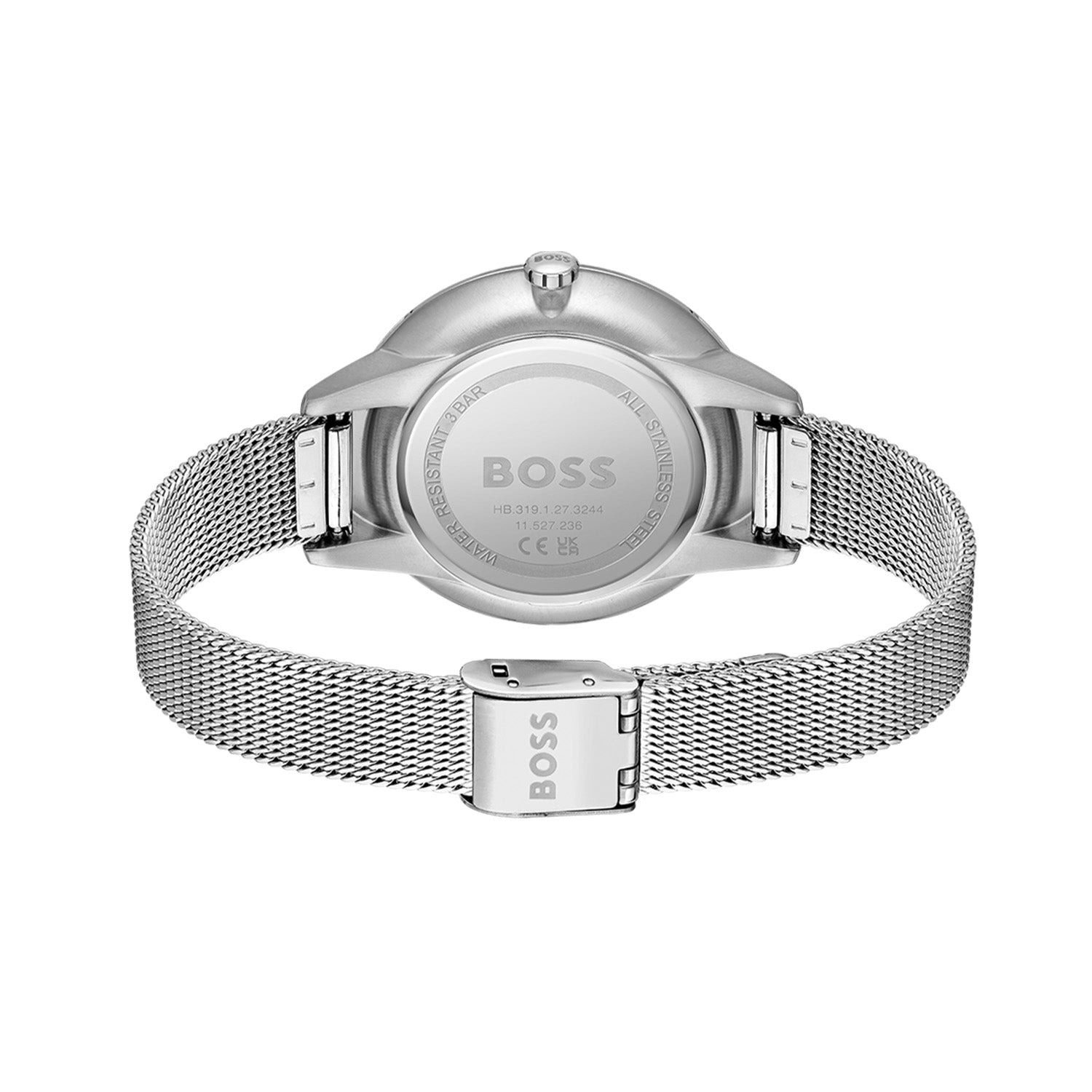 Hugo Boss Dames Horloge HB1502662 40 mm Zilverkleurig