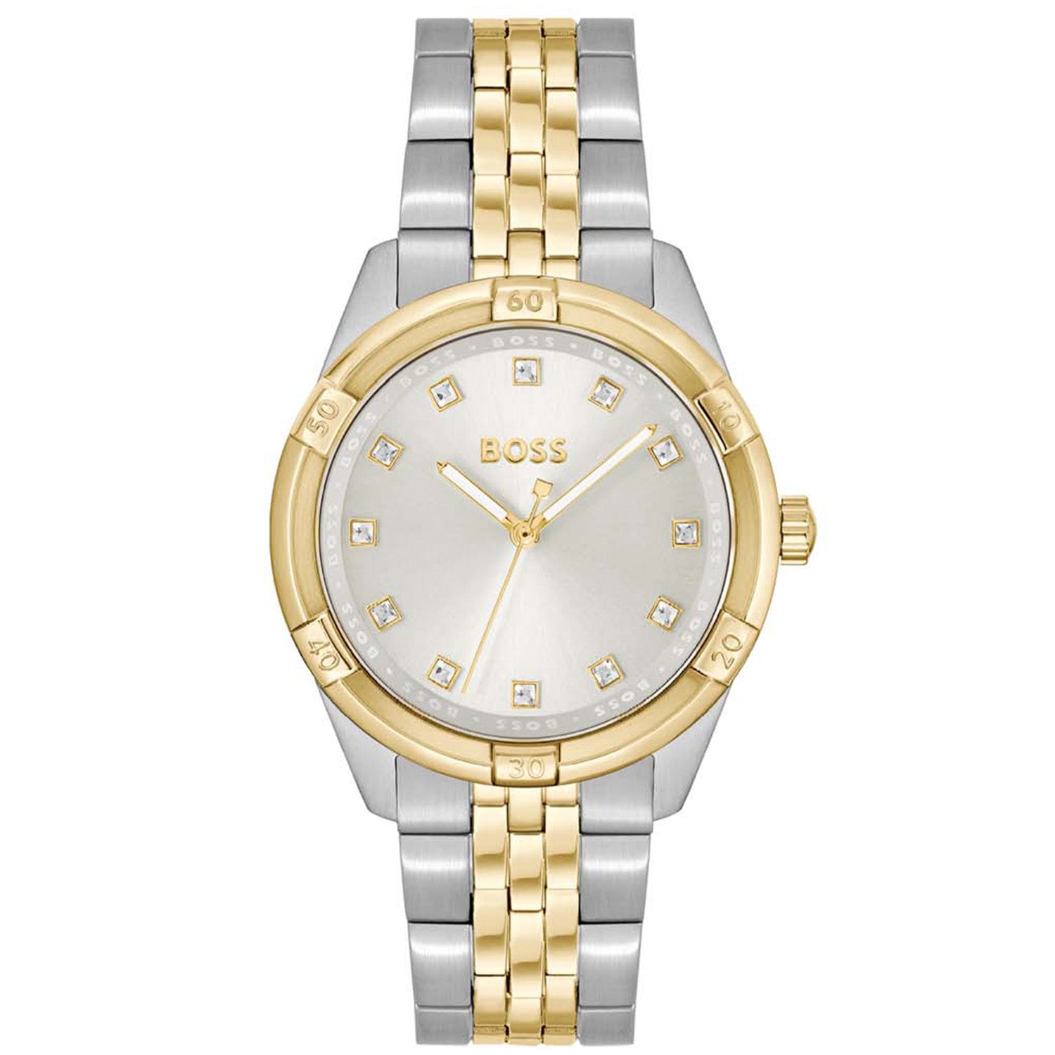 Hugo Boss Dames Horloge HB1502700 36 mm Zilverkleurig