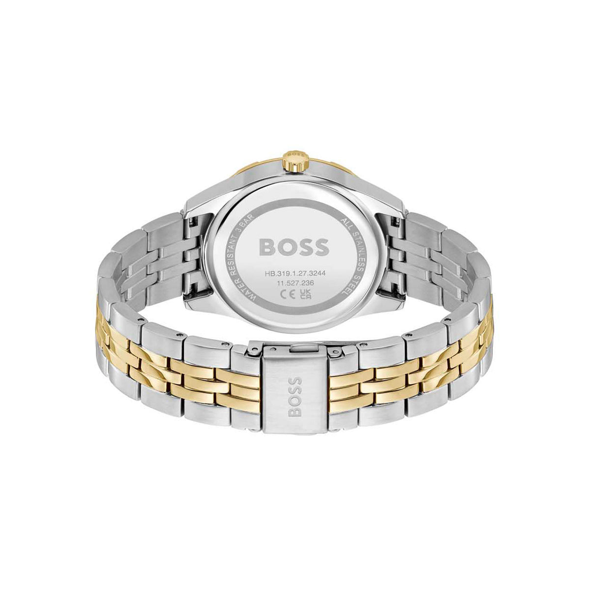 Hugo Boss Dames Horloge HB1502700 36 mm Zilverkleurig