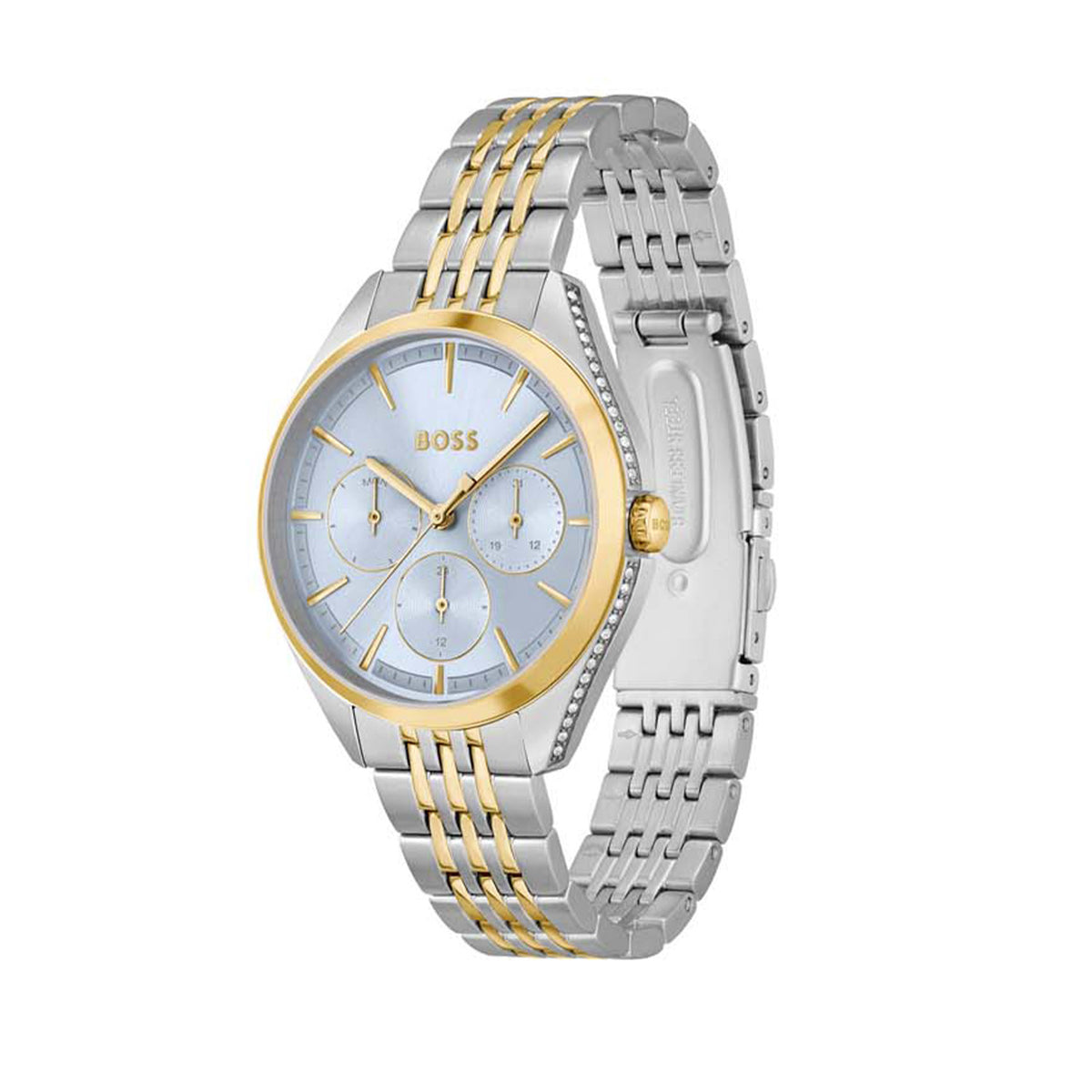 Hugo Boss Dames Horloge HB1502702 38 mm Zilverkleurig