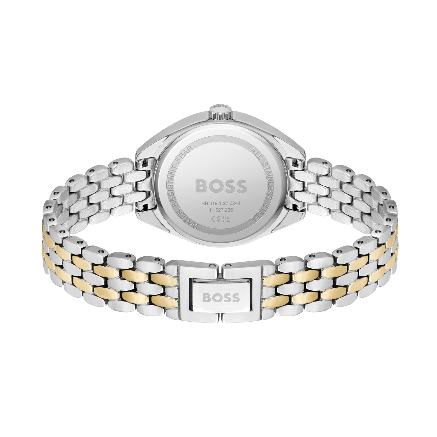 Hugo Boss Dames Horloge HB1502724 30 mm Zilverkleurig