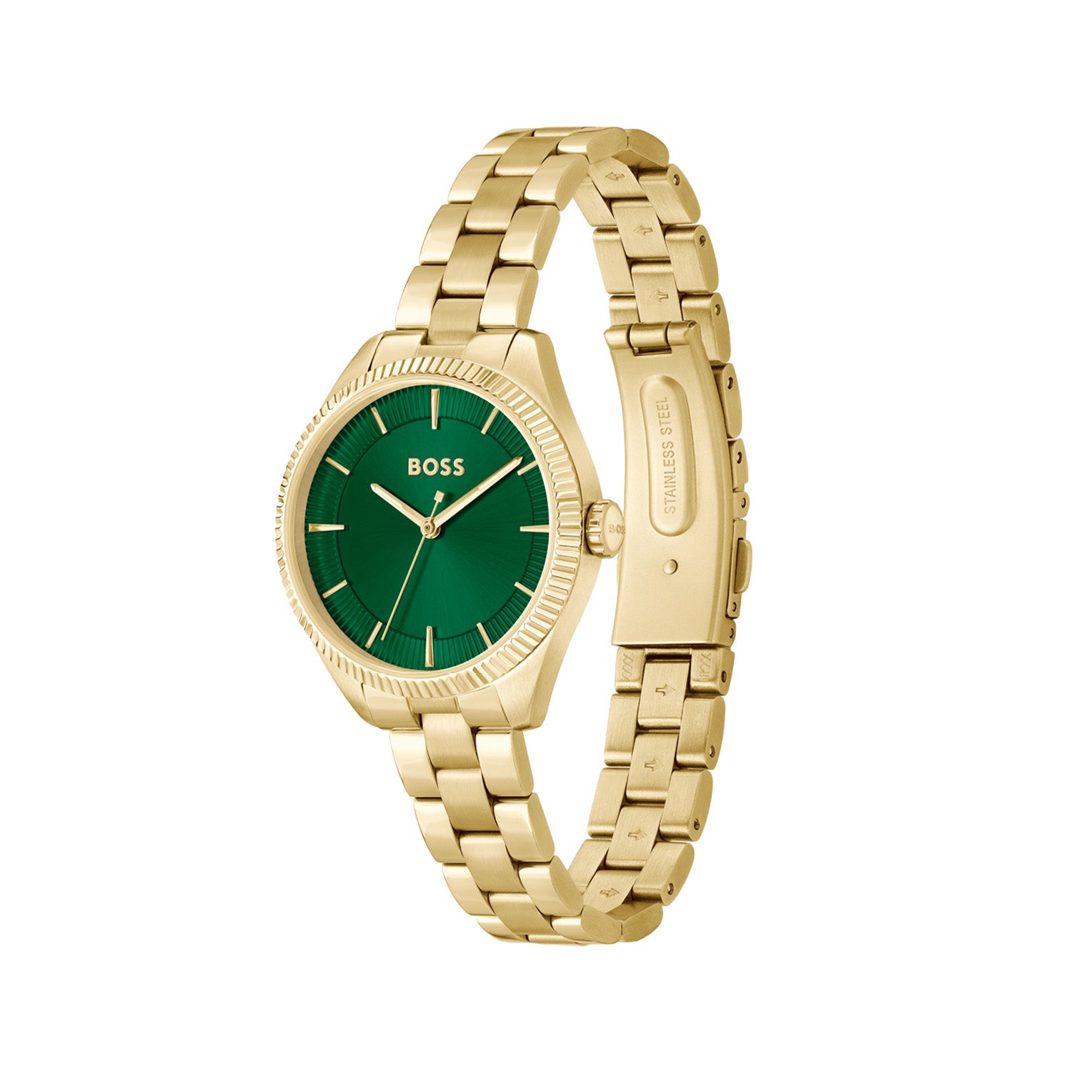 Hugo Boss Dames Horloge HB1502729 32 mm Goudkleurig