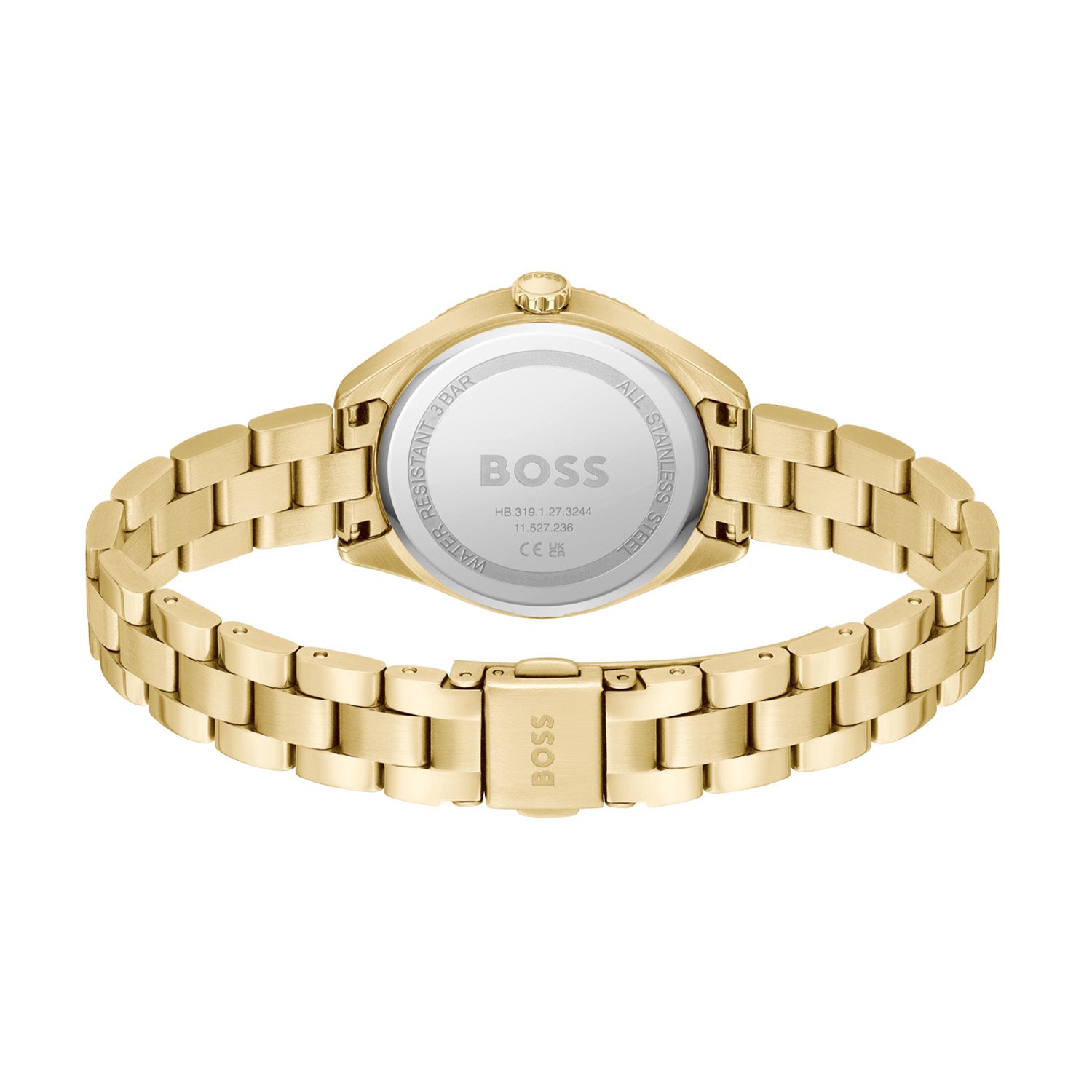 Hugo Boss Dames Horloge HB1502729 32 mm Goudkleurig