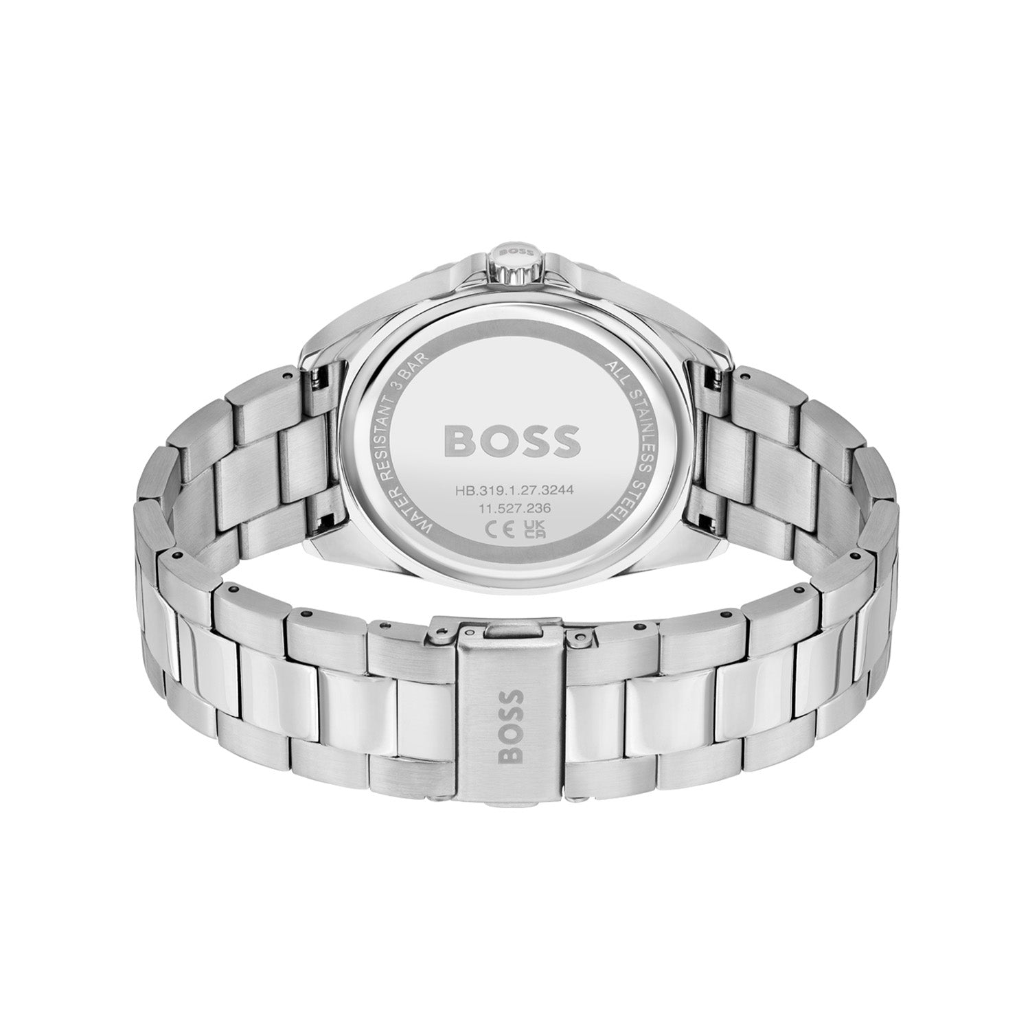 Hugo Boss Dames Horloge HB1502732 38 mm Zilverkleurig