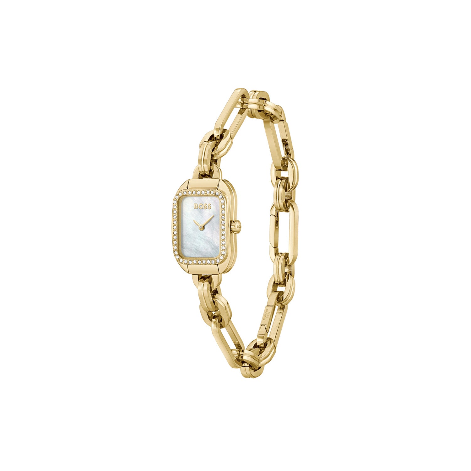 Hugo Boss Dames Horloge HB1502740 19 mm Goudkleurig