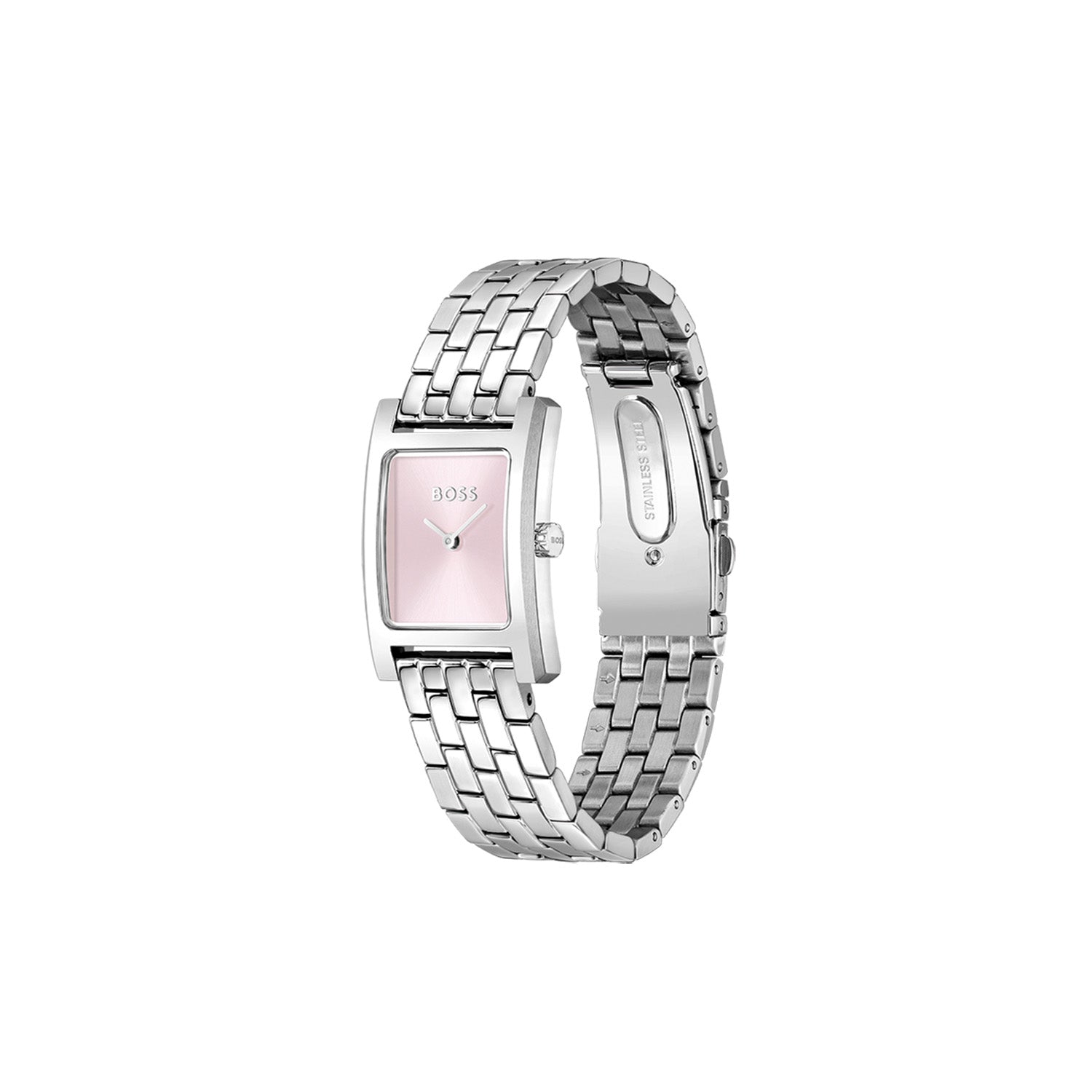 Hugo Boss Dames Horloge HB1502743 23 mm Zilverkleurig