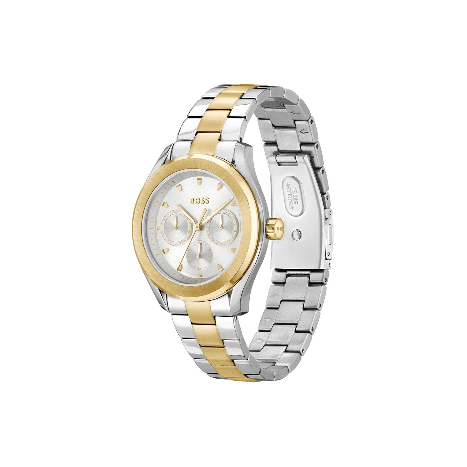 Hugo Boss Dames Horloge HB1502746 38 mm Zilverkleurig