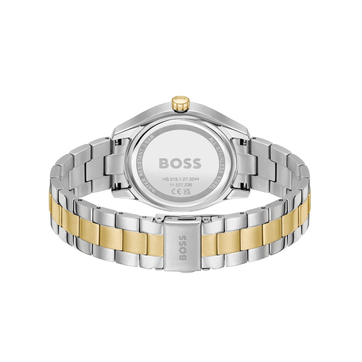 Hugo Boss Dames Horloge HB1502746 38 mm Zilverkleurig