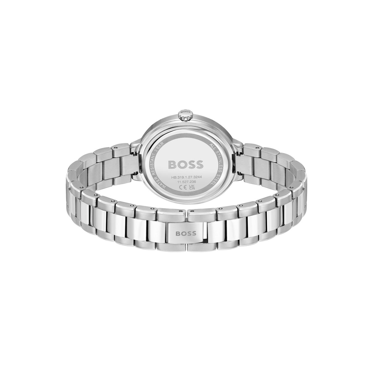 Hugo Boss Dames Horloge HB1502757 34 mm Zilverkleurig