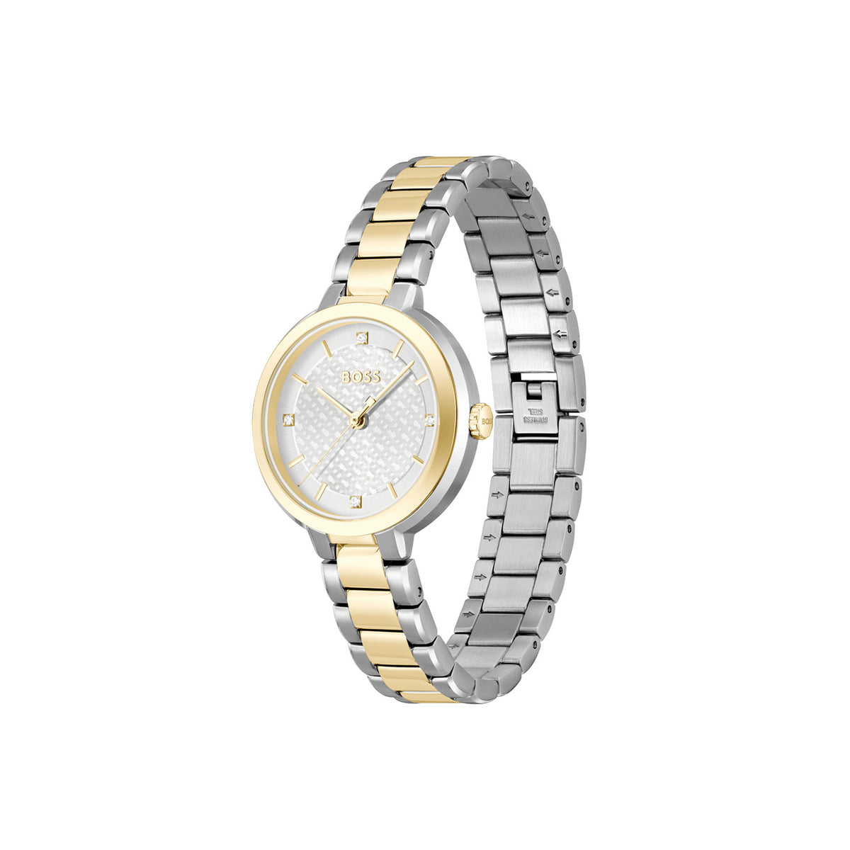 Hugo Boss Dames Horloge HB1502761 34 mm Zilverkleurig