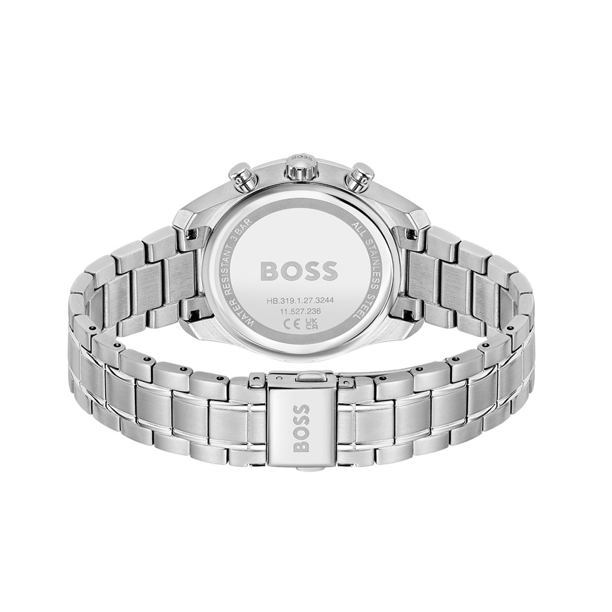 Hugo Boss Dames Horloge HB1502765 38 mm Zilverkleurig