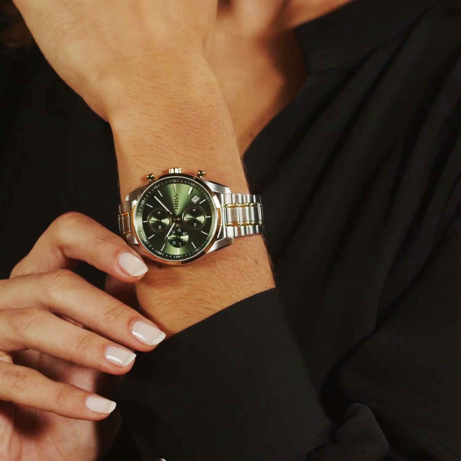 Hugo Boss Dames Horloge HB1502766 38 mm Zilverkleurig