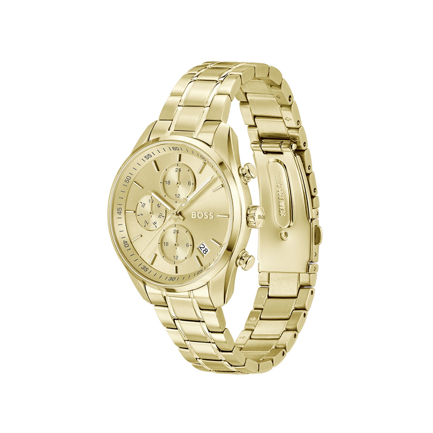 Hugo Boss Dames Horloge HB1502768 38 mm Goudkleurig