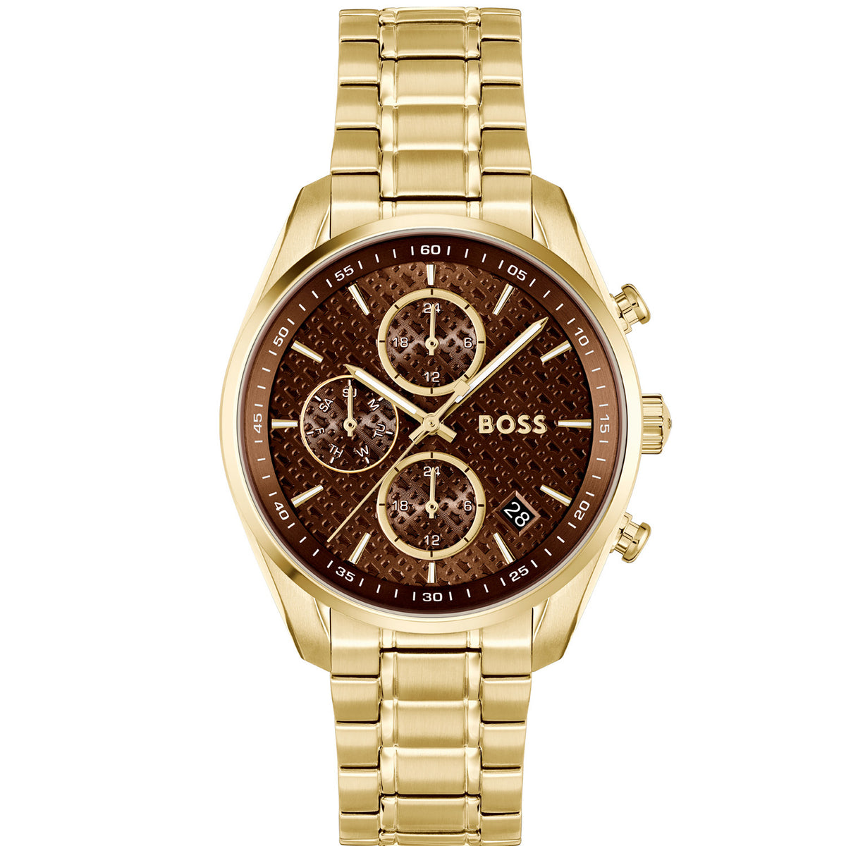 Hugo Boss Dames Horloge HB1502770 38 mm Goudkleurig