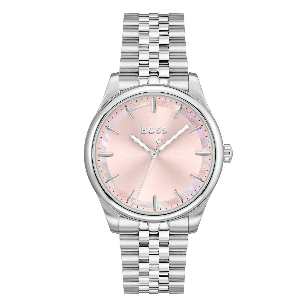 Hugo Boss Dames Horloge HB1502776 36 mm Zilverkleurig