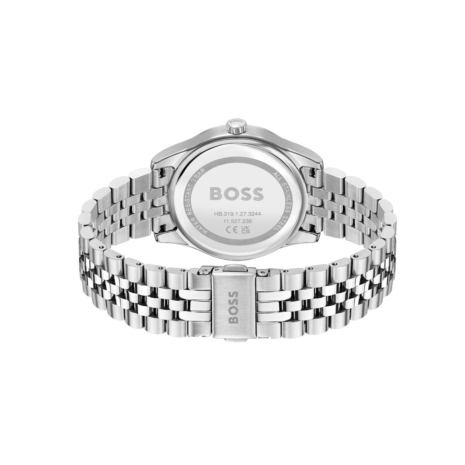 Hugo Boss Dames Horloge HB1502778 36 mm Zilverkleurig