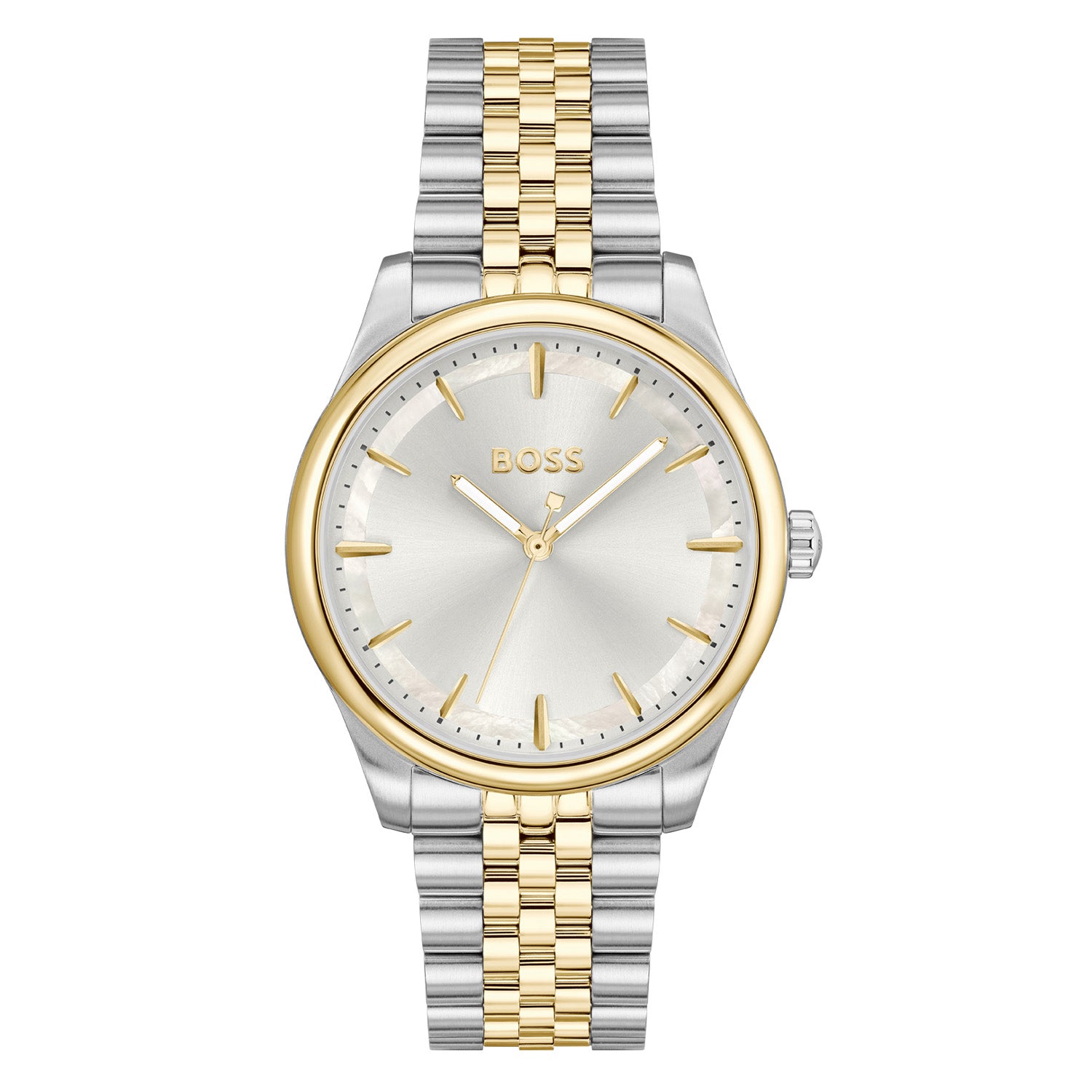 Hugo Boss Dames Horloge HB1502779 36 mm Zilverkleurig
