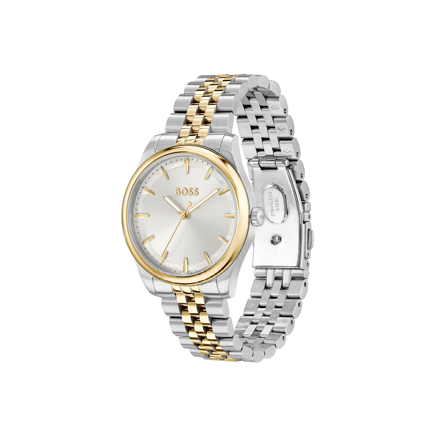 Hugo Boss Dames Horloge HB1502779 36 mm Zilverkleurig