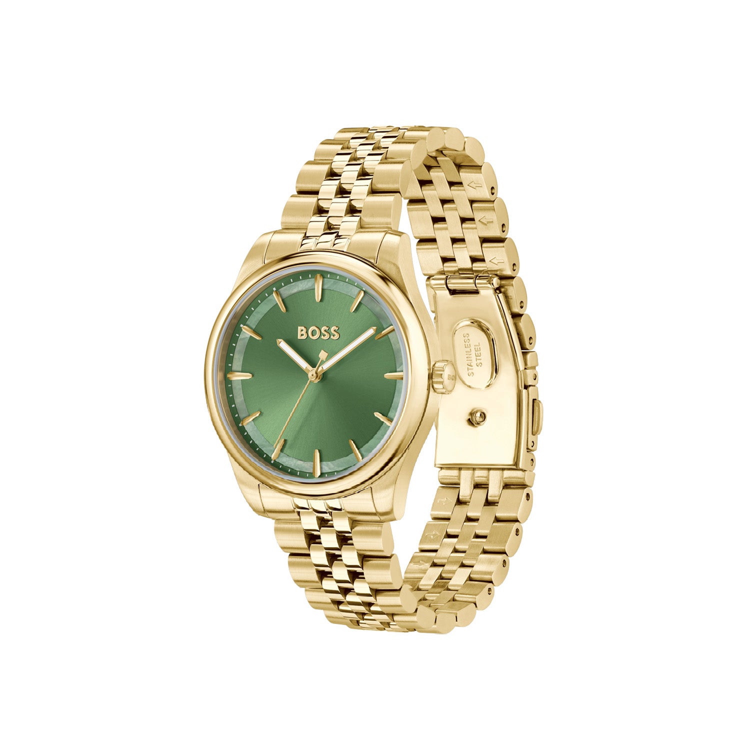 Hugo Boss Dames Horloge HB1502780 36 mm Goudkleurig